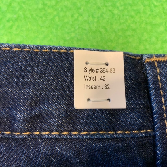 Cintas 394 Mens Rugged Denim Work Jeans 42x32 NWT - Picture 5 of 6